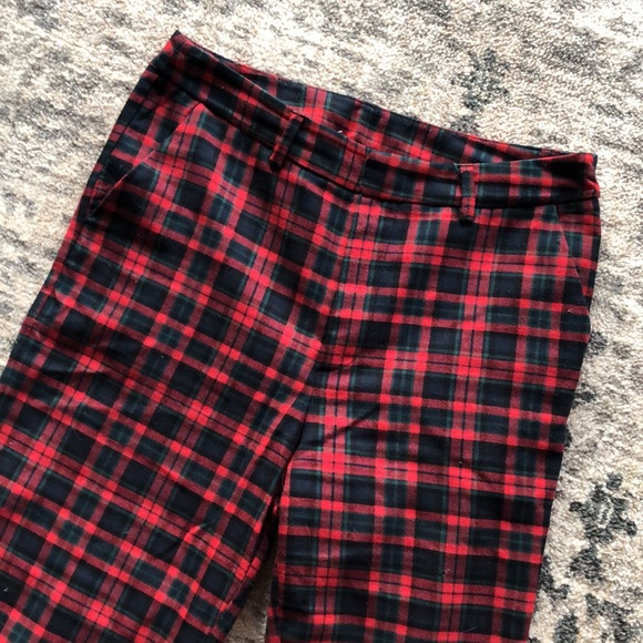 size 4 H&M Plaid Pants - Picture 4 of 8